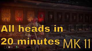 How To Unlock All Krypt Heads & Shang Tsung's Palace In 20 minutes!!! - Mortal Kombat 11