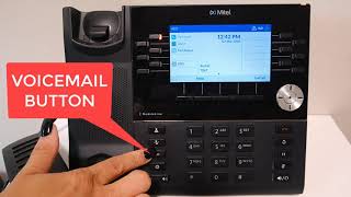 Mitel 6930 Handset - Voicemail - Setup, Retrieve Messages