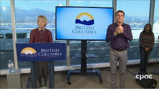 British Columbia update on COVID-19 - March 21, 2020