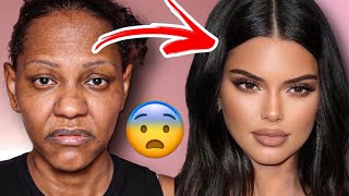 Makeup Transformation Kendall Jenner 😳 #makeup