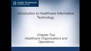 Healthcare Organizations and Operations