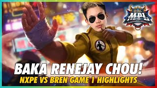 BAKA RENEJAY CHOU! NXPE VS BREN GAME 1 and 2 HIGHLIGHTS