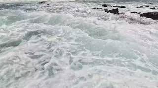 8 Hours | Strong Ocean Waves on Lava Rocks — Kailua Bay, Big Island Hawaii | Sleep Sounds