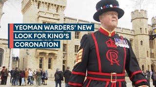 Tower of London's Beefeaters unveil new uniform with King's cypher
