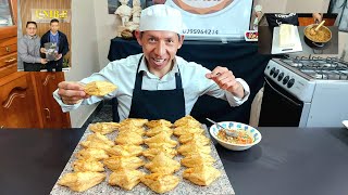 Meat Empanadas with Chili Puff Pastry with a Super Quick Dough that You Will Love