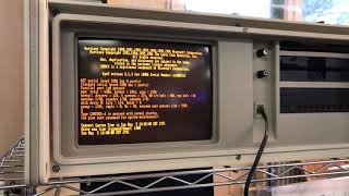 SCO XENIX SVR2.1.3 booting on IBM 5155 (UNIX on 8088)