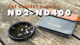 動画撮影に必須！K\u0026F Concept可変NDフィルター比較レビュー（ND2-400 Nano-X II）