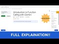 Introduction to Function Calling with Gemini | GSP1227 | Gen AI 2025