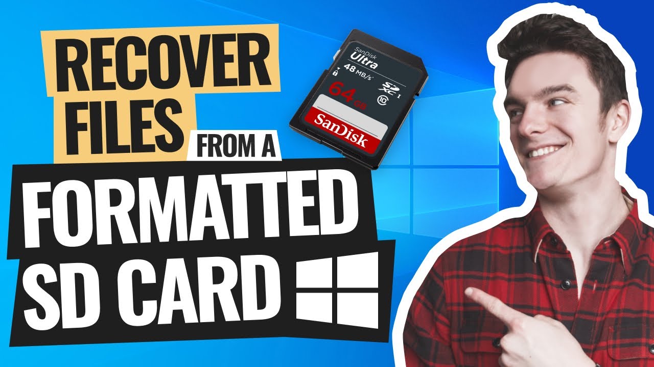 How To Recover Deleted Files From A Formatted SD Card (Tutorial) - YouTube