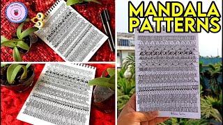 19 MANDALA PATTERNS for Absolute Beginners !!!