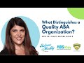 what distinguishes a quality aba organization with dr. chanti waters bcba d