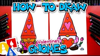 How To Draw A Valentine's Gnome