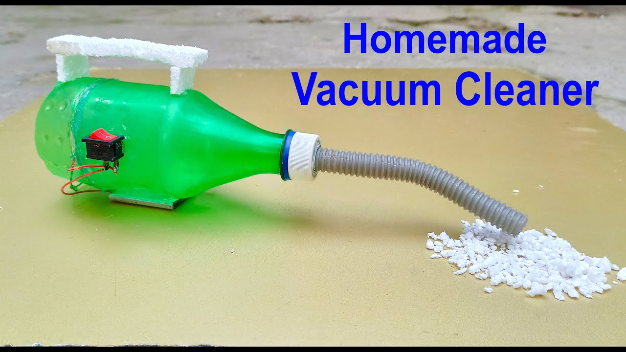 How To Make Vacuum Cleaner At Home | Powerful Vacuum Cleaner For School ...