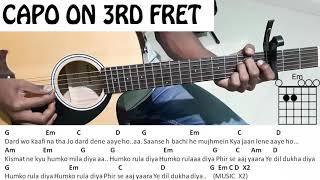 Rula Diya perfect Chords lesson | Batla House |  Ankit Tiwari | Dhwani Bhanushali | John A.| Song |