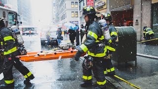 FDNY *10-76* Fire In A Midtown High-Rise Commercial Building