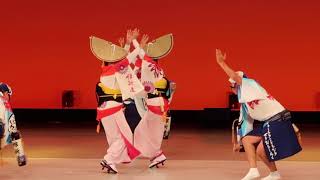 阿波踊り　地元有志　前夜祭・舞台踊り　第34回南越谷阿波踊り　2018年8月24日