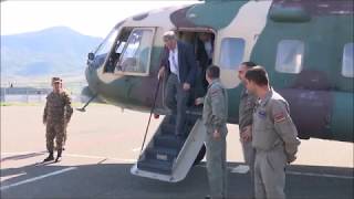 Congressman Frank Pallone Arrives in Artsakh