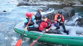 【レース映像】Slalom | UnaziU(静岡大学 探検部)/ラフティングレース テイケイカップ スラローム | Japanese rafting race at Mitake