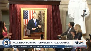 Portrait of former House Speaker Paul Ryan unveiled at Capitol