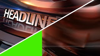 Headlines Sequence with Anchor and INTRO - OUTRO Green Screen Template | FREE TO USE | iforEdits