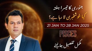 pisces Weekly horoscope 21 to 28 January 2025/Urdu astrology