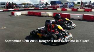 Future F1 Star 5 Year Old Deagen Karting In His Bambino HD