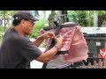 Italy Street Food. Meats from Argentina Grilled at the Turin Street Food Parade