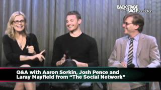 'The Social Network' Q&A with Aaron Sorkin, Laray Mayfield, and Josh Pence (Part 3)