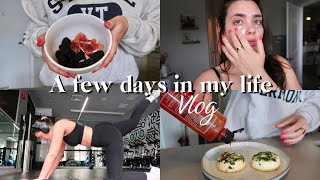 VLOG: My life as a 23 yr old nutrition student: food, gym & class!