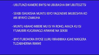 UMUTUNGO KAMERE W'ISI NI UBUBASHA BW'UBUTEGETSI KU ISI// Part 2