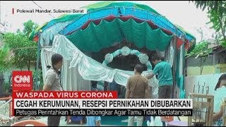 Cegah Kerumunan, Resepsi Pernikahan Dibubarkan