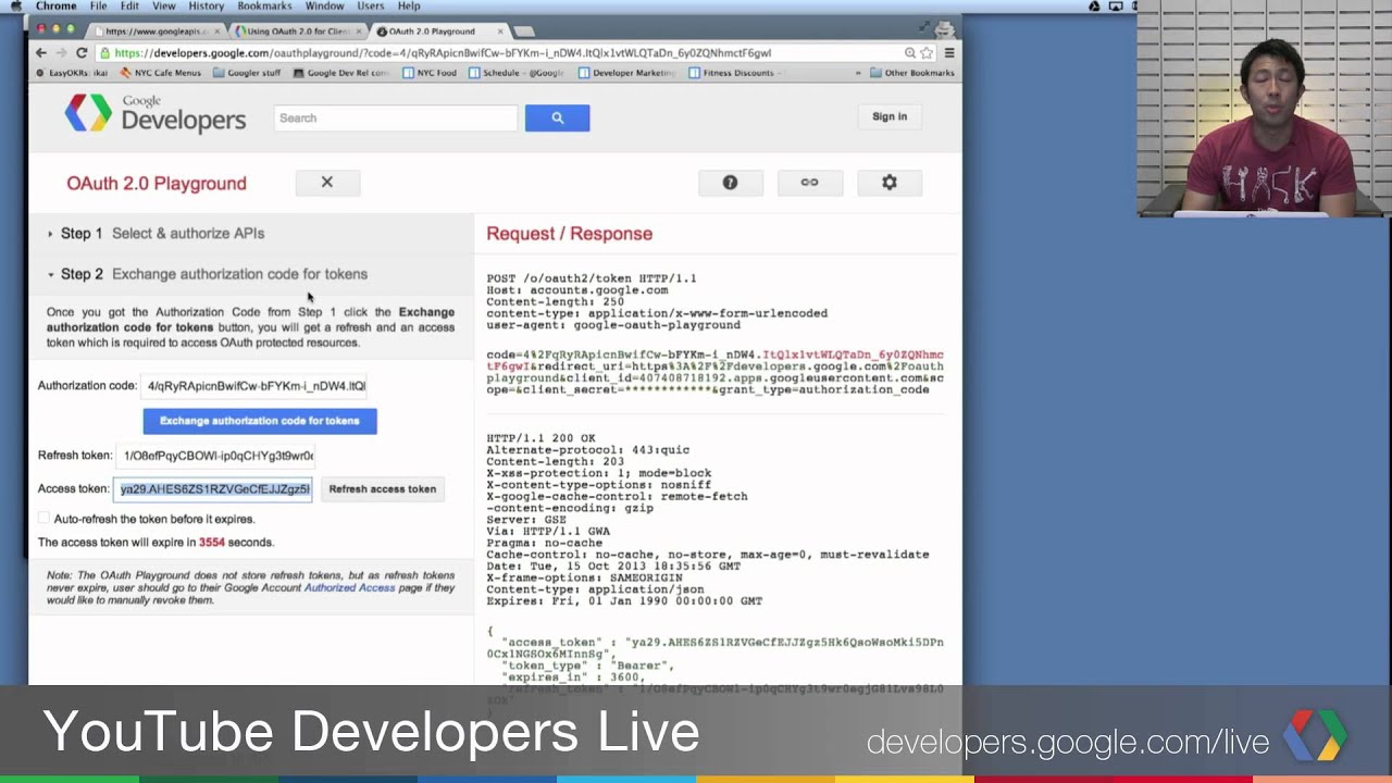 Youtube Developers Live Tips And Tricks For Troubleshooting Your Oauth