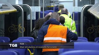 TUA - Maxi simulazione di incidente ferroviario