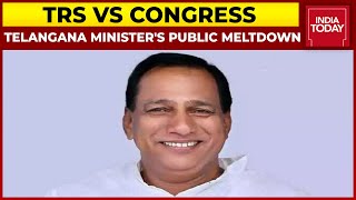 TRS Minister Malla Reddy Hurls Abuses At Congress Leader Revanth Reddy Over Land Grab Accusations