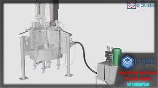 ANFD Working Principle | Agitated Nutsche Filter Dryer | Process 3D Animation Project