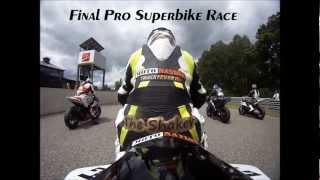 Trackfever Race Calabogie Pro \u0026 Ama Superbike start with Sebastien Tremblay.wmv