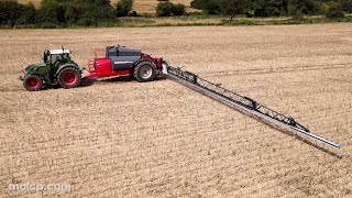 4Kᵁᴴᴰ Harvest 2023: Fendt 724 Vario \u0026 Horsch 8 GS 40m crop sprayer. Pylon Heights, Bramford, Suffolk