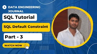 SQL Default Constraint with Example | SQL Tutorial for beginners (HINDI) | Big Data | Data Analyst