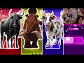 🐂 funny bull 🆚 funny mammoth 🦣 🆚 funny cow 🐄 🆚 funny 🐎 coffin dance tiles hop 🪩🎊🌈🔥