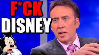 Nicolas Cage TRASHES Disney in BRUTAL Interview - Get Woke, Go Broke!