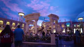 Walking Tour of Caesars Palace Forum Shops in Las Vegas