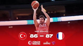 Türkiye - Fransa Karşılaşmasının Özet Görüntüleri | EuroBasket 2022