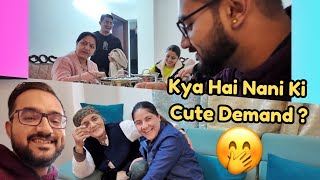 Nani Ko Hai Good News Ka Intzaar 🤫 || Massi Masad Last Day in Zirakpur || Family Gathering