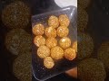 traditional murmura and til laddu