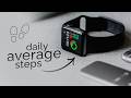 Where to Find your Daily Average Steps on Apple Watch (tutorial)