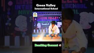 Breaking Coconut 🥥 with Hand 💪💪 #GVIS #viralshorts #viral #shortvideo