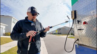 Upgrading My Trash Can Cleaning Setup with a Turbo Nozzle | Pressure Washing Tips \u0026 Tricks!