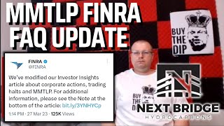 MMTLP NEXTBRIDGE FINRA MODIFIED INVESTOR FAQ