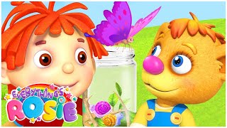 🦋🐞🐛 LET'S GO COLLECTING INSECTS, BUGS, BUTTERFLIES, ANTS | Everything's Rosie | LEARN ABOUT NATURE