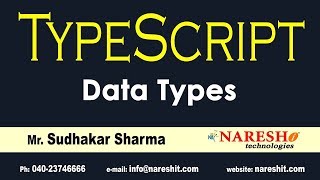 Data Types in TypeScript - TypeScript Tutorial for Beginners | by Mr. Sudhakar Sharma
